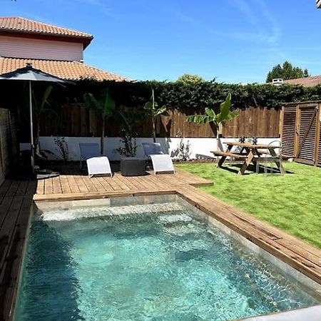 Logement Avec Piscine Privee Chauffee Biarritz Extérieur photo