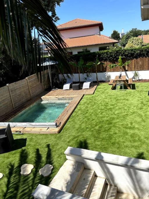 Logement Avec Piscine Privee Chauffee Biarritz Extérieur photo